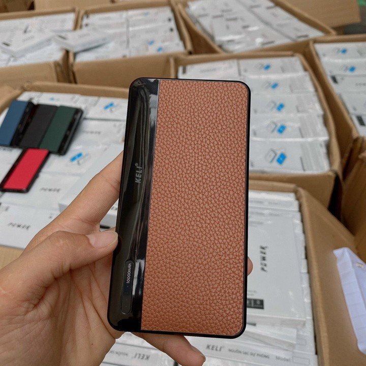 Pin Xạc Dự Phòng KELI - dung lượng chuẩn 10.000mah - thiết kế sang trọng