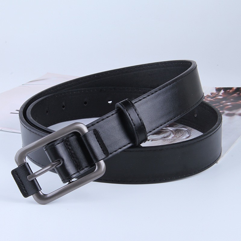 THẮT LƯNG NAM TRẺ TRUNG Phong cách Ulzzang TLN001- Dây nịt Nam mặt Vuông chữ nhật trẻ trung học sinh sinh viên đi làm