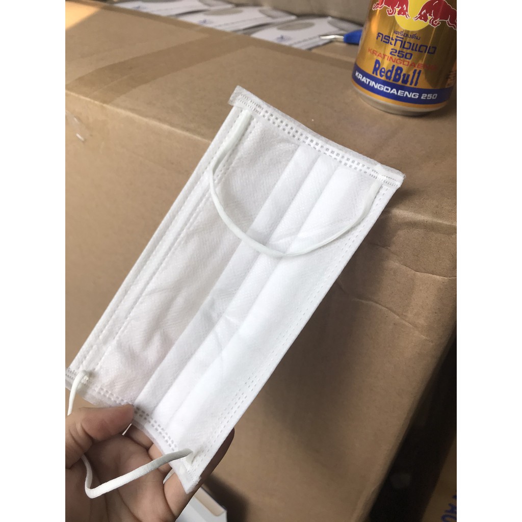 Hộp Khẩu trang y tế 4 lớp - 50 cái/ hộp chống bụi bẩn, chống nắng hàng dày dặn có giấy tờ l Khẩu trang y tế đa năng | BigBuy360 - bigbuy360.vn