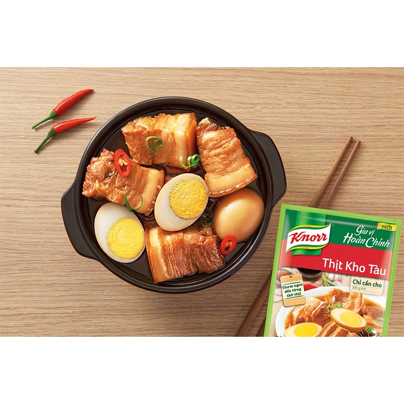 Gia vị kho thịt loại kho tàu Knorr 28g - 3M FOOD NL ( Hải Sản Ba Miền )