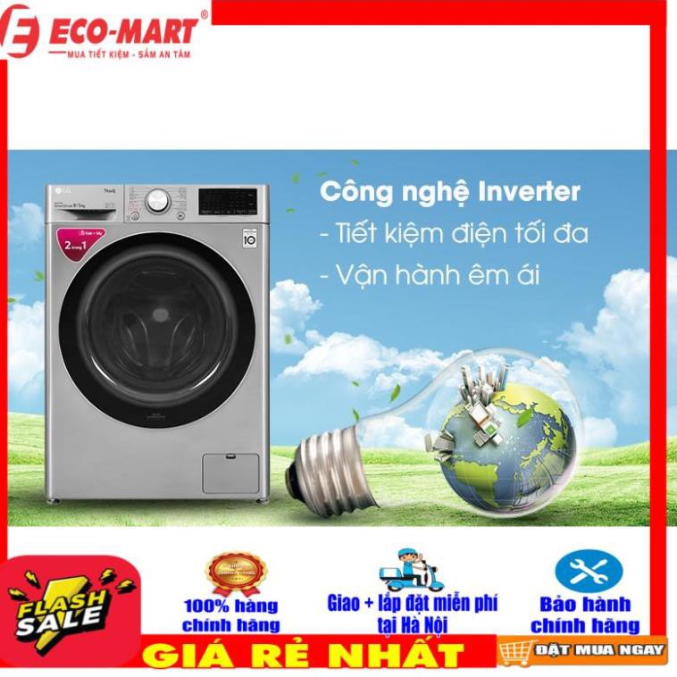 FV1409G4V Máy giặt sấy LG Inverter 9 kg FV1409G4V