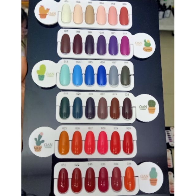 Thanh lý new 100% sơn nhật set 36 màu(tặng bảng màu)