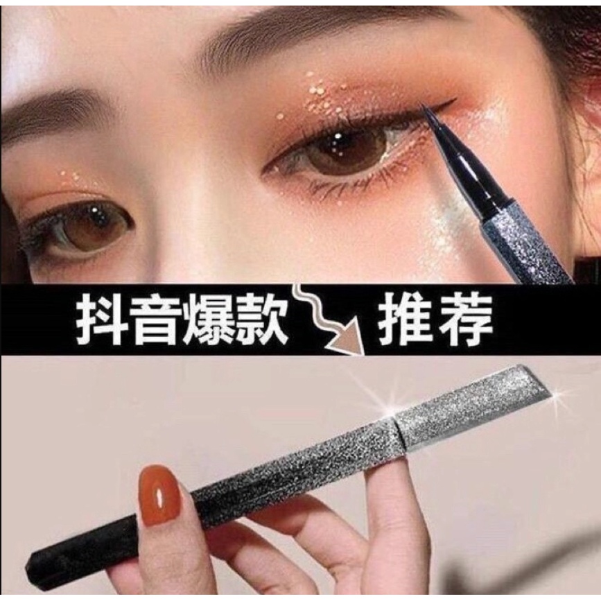 Bút Kẻ Mắt Dạng Lỏng Chống Nước Lâu Trôi Vỏ Kim Tuyến