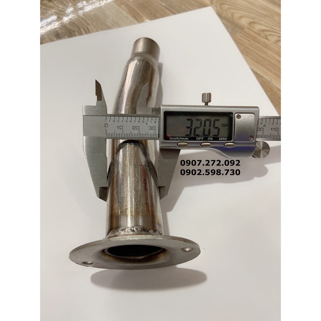 Tiêu giảm thanh pô 4road phi 27mm & 32mm inox 304