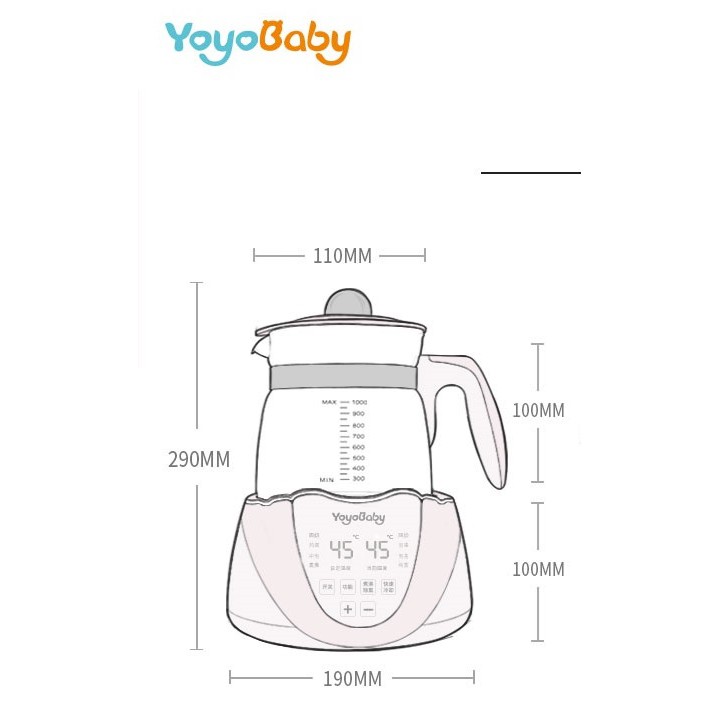 ẤM ĐUN NƯỚC PHA SỮA VÀ KHỬ TRÙNG , MÁY GIỮ NHIỆT