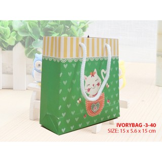 TÚI GIẤY ĐỰNG QUÀ, ĐỰNG MỸ PHẨM size 15x6x15 cm