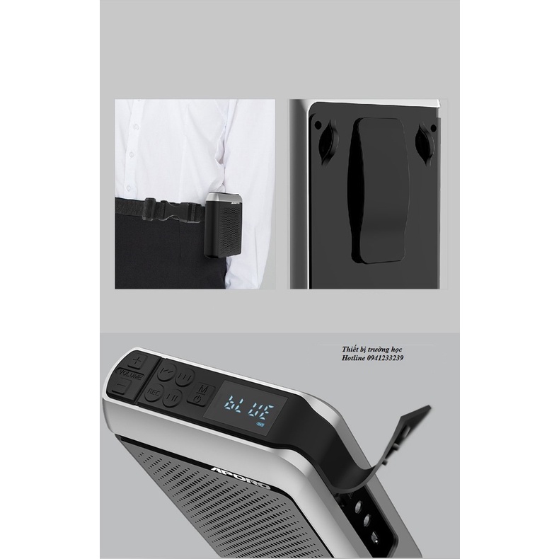 Loa máy trợ giảng Aporo T18 công suất 30W 2.4G Bluetooth 5.0