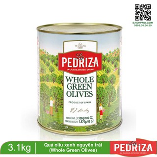 LA PEDRIZA - QUẢ OLIU XANH/ĐEN NGUYÊN TRÁI 3,1KG
