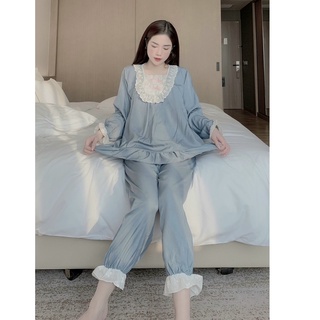 Bộ đồ bầu CỔ bèo - Đồ bầu mặc nhà sau sinh cho con bú ti - Quần áo ngủ bầu Đẹp cho mẹ thời trang mùa hè  Giá Rẻ