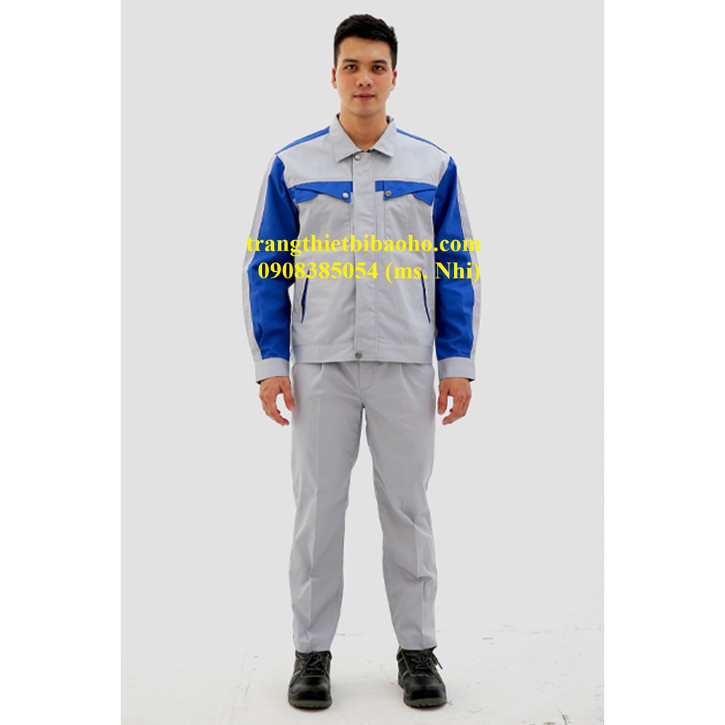 Quàn Áo  Bảo Hộ Lao Động Dành Cho Kỹ Sư Nhà Máy, Vải Siêu Thoáng Mát- Mã PR03