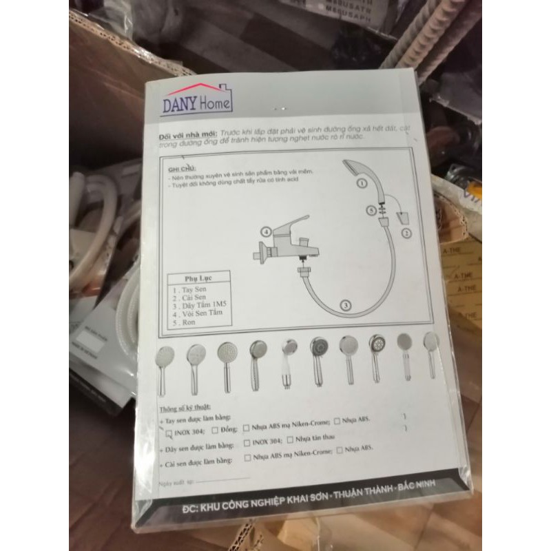 BỘ VÒI SEN TĂNG ÁP