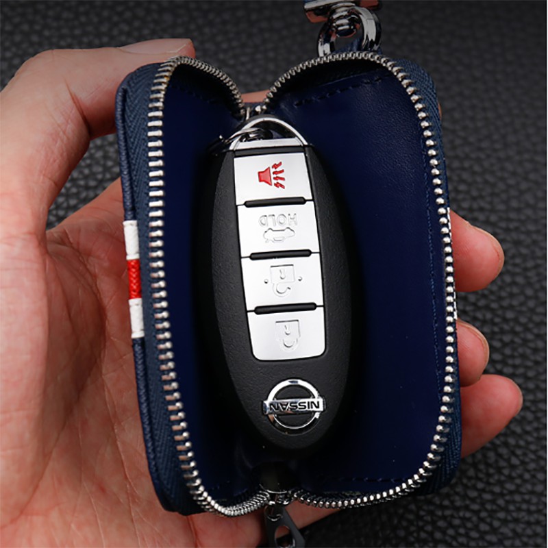 Bao Da Đựng Chìa Khóa Màu Cầu Vồng Cho Mitsubishi ASX Triton Outlander Attrage Mirage Xpander Lancer Adventure Grandis Storm Fuso Montero