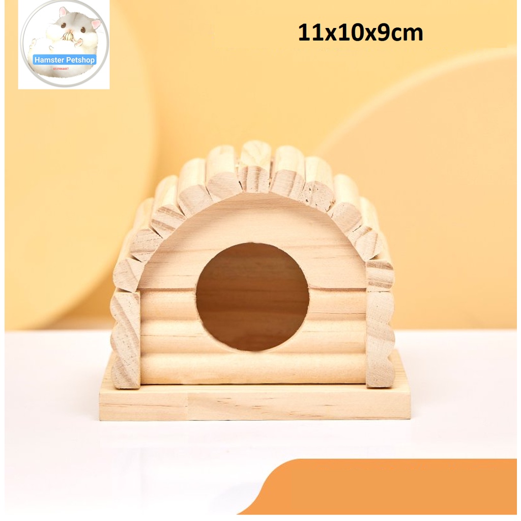 Nhà gỗ Vòm cho Hamster bear nhỏ , ww , robo , campel