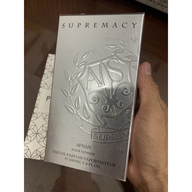 Nước hoa nam Afnan Supremacy Silver edp 100ml full seal