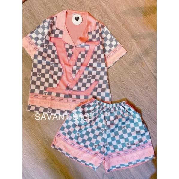Độ Mặc Nhà Pijama Quần Đùi Lụa Satin Cao Cấp [ MẪU MỚI ] <3 | BigBuy360 - bigbuy360.vn