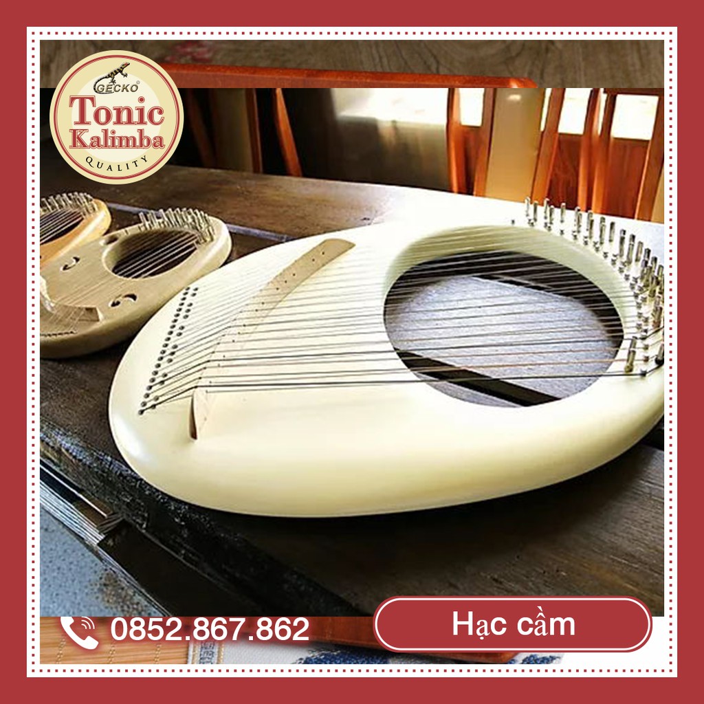 Đàn Lyre Harp đàn hạc thủ công Tặng phụ kiện giáo trình bảo hành thân đàn 10 năm tặng đàn kalimba 17 phím KATENE-W01034