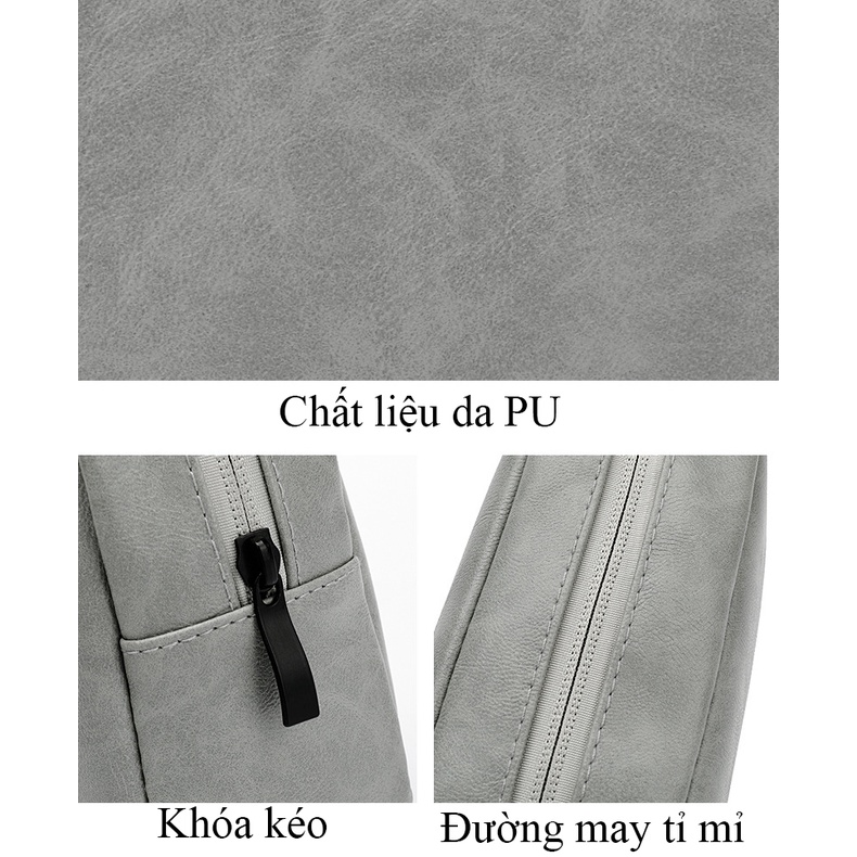Túi đựng phụ kiện công nghệ di dộng chất liệu da PU