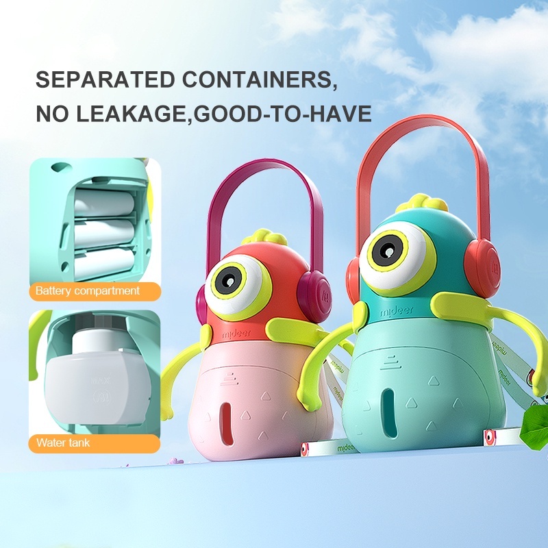 Đồ Chơi Máy Bắn Bong Bóng Xà Phòng  Monster Bubbles Mideer Kèm Nước Bong Bóng Xà Phòng Có Thể Phát Nhạc - CleverKids