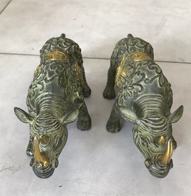 Cặp Tê giác 1 sừng