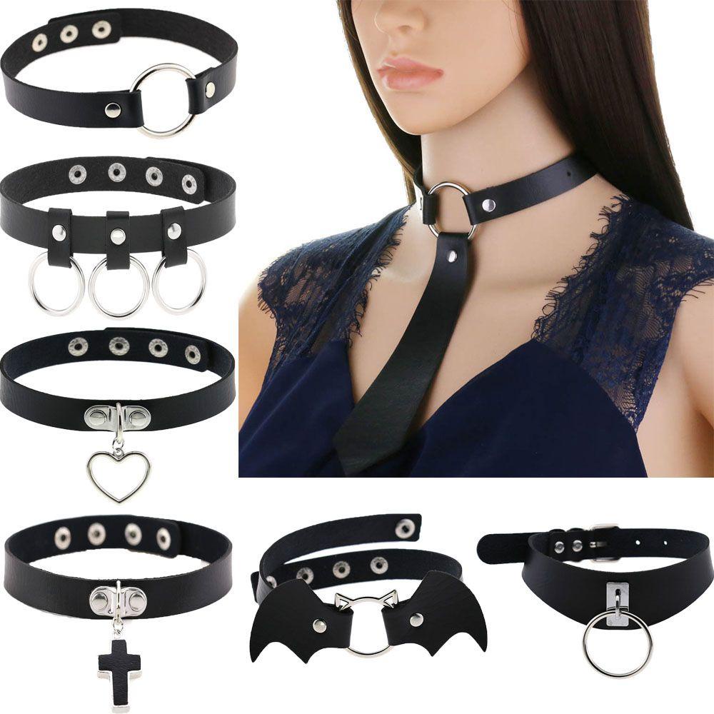 Vòng Cổ Choker Mềm Mại Phong Cách Rock Cá Tính Có Thể Điều Chỉnh Dành Cho Nữ