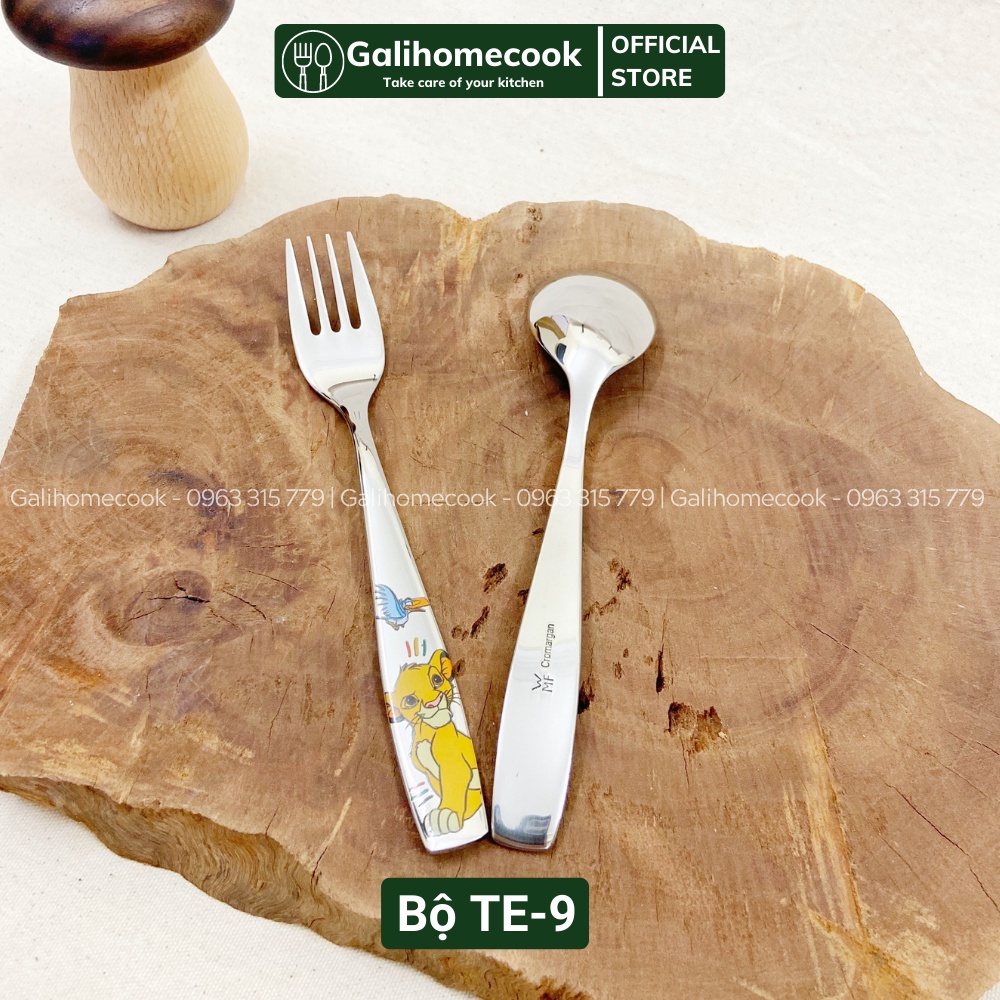 Thìa Muỗng Ăn Dặm Cho Bé inox 304 xuất khẩu cao cấp an toàn vệ sinh | GaliHomecook Children Cutlery
