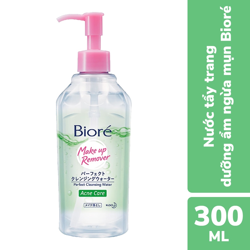 Bioré Nước Tẩy Trang Hoàn Hảo Ngừa Mụn Bioré Makeup Remover Perfect Cleansing Water Acne Care 300ml