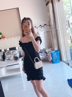 Đầm body nhúm
