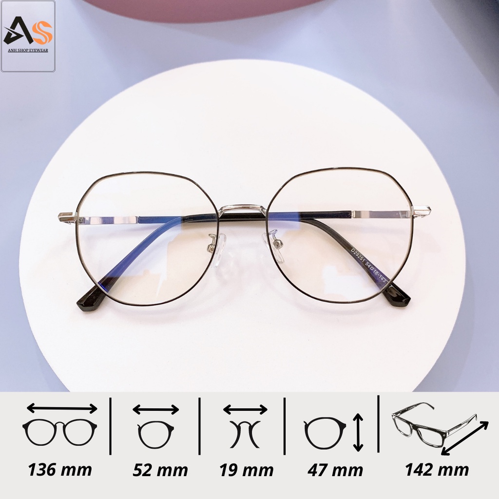 Gọng kính kim loại thời trang kiểu dáng trẻ trung năng động 29251