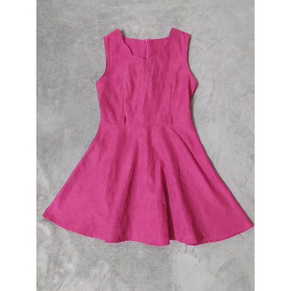 Pass đồ cá nhân / Thanh lý / Đầm hồng tiểu thư size M ( eo 68-74)