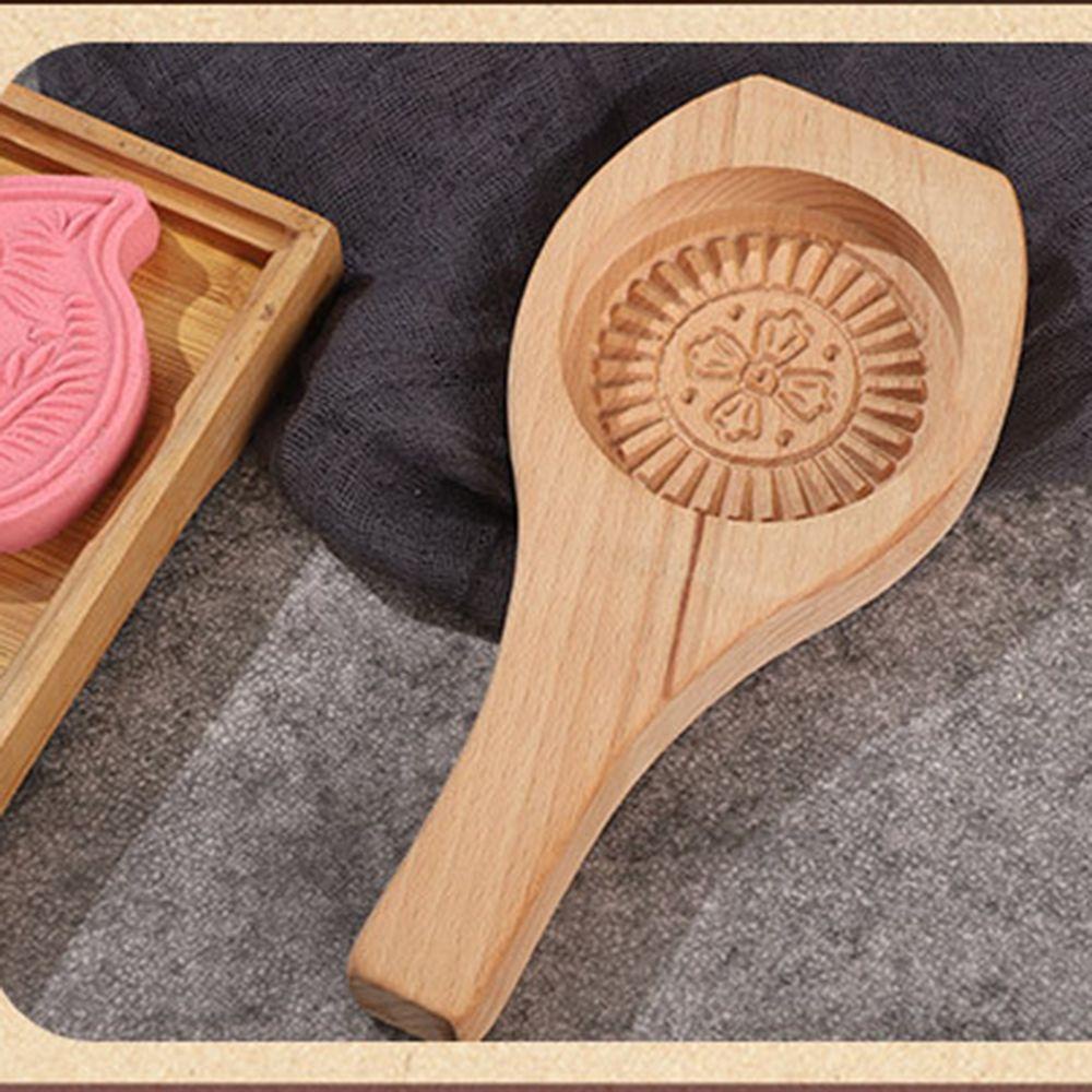 Khuôn Làm Bánh Trung Thu Bằng Gỗ Kiểu Truyền Thống Trung Hoa Độc Đáo DIY