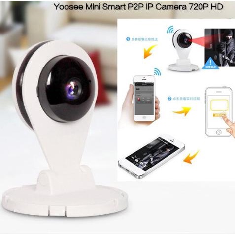 Camera Trong nhà, Camera WiFi MInI, Camera Yoossee QUay 180 Độ Camera siêu nét HD 1280x720, mới nhất
