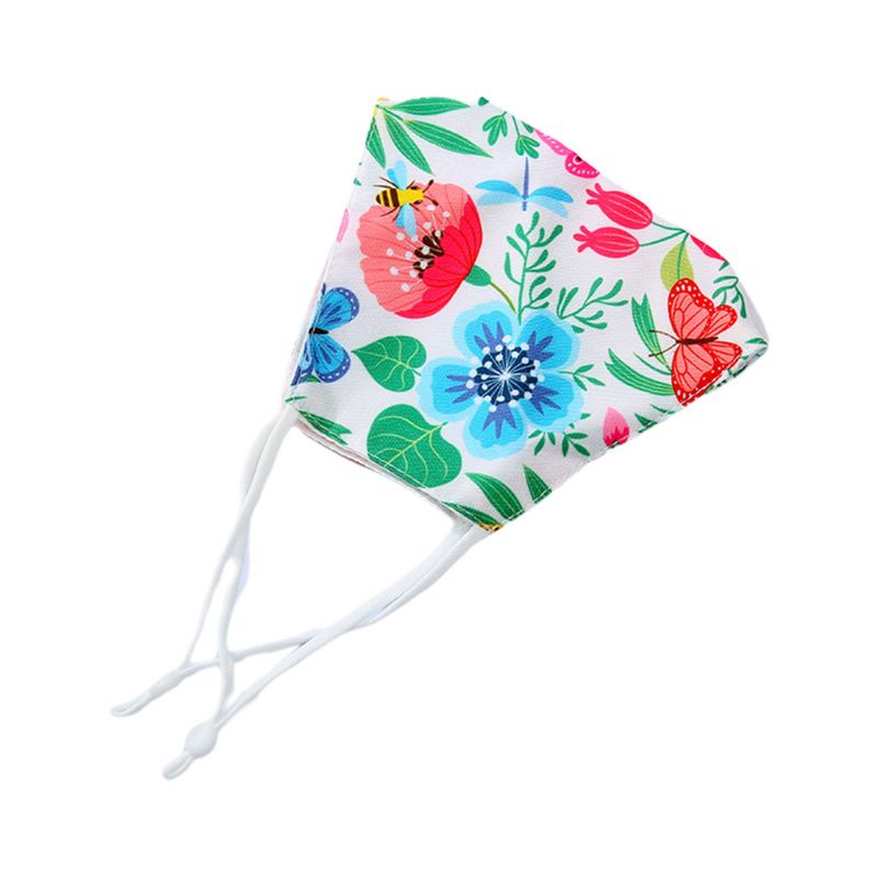 Khẩu Trang Cotton Chống Bụi Chống Khói In Họa Tiết Hoạt Hình Xinh Xắn