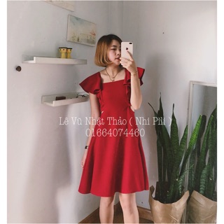 Đầm khoét eo thiết kế .