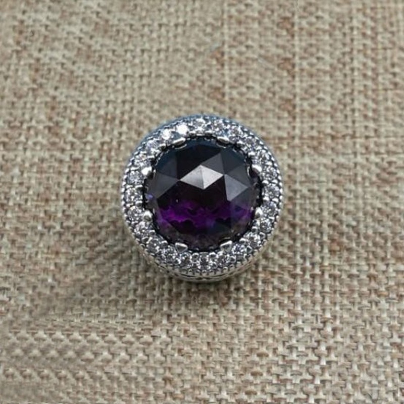 Hạt Cườm Màu Tím Lấp Lánh Dành Cho Làm Vòng Tay DIY