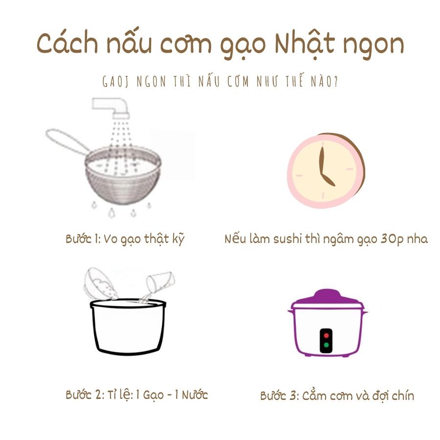 5kg Gạo Nhật Japonica Dẻo Mềm Ngọt Cơm – Gạo Làm Sushi