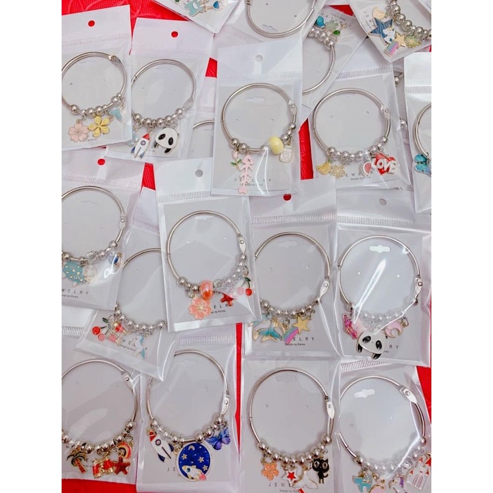 Kiềng tay mix chram cute