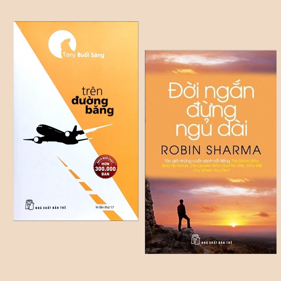 Sách - Combo Tony Buổi Sáng - Trên Đường Băng + Đời Ngắn Đừng Ngủ Dài (Tái Bản) -