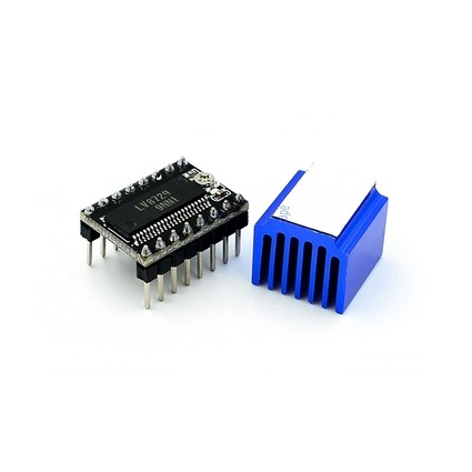 Mạch Driver điều khiển động cơ bước LV8729 kèm tản nhiệt có keo