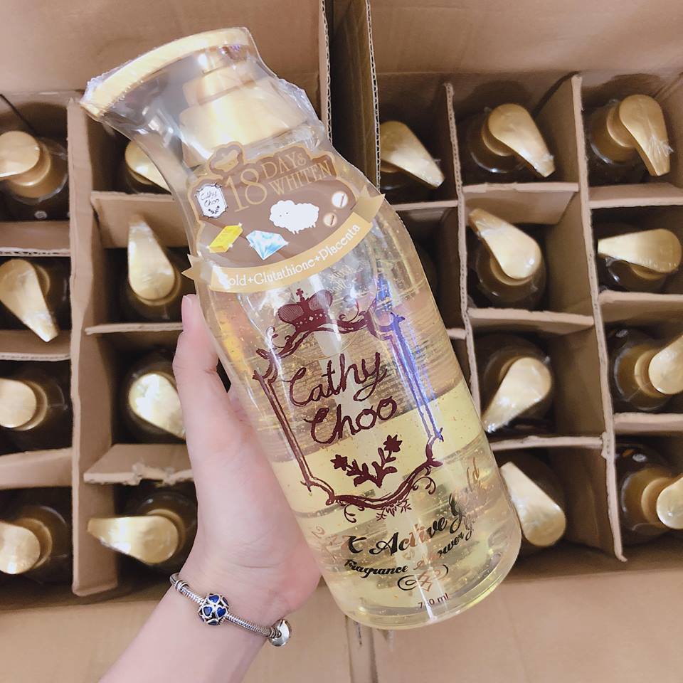 Sữa Tắm Choo Cathy Vàng 24K Active Gold 750ml