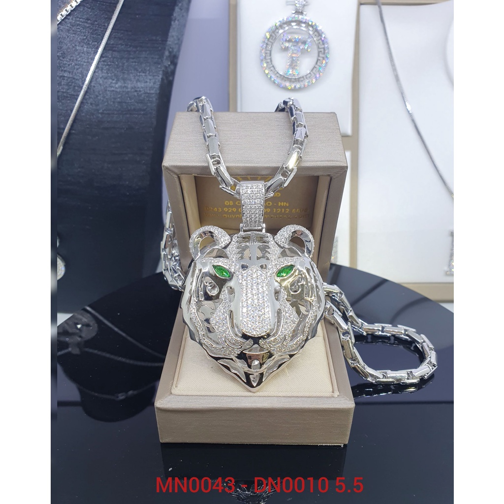 Mặt nam hổ, vòng cổ nam MN0043-DN0010.5.5 nhẫn nam dtj