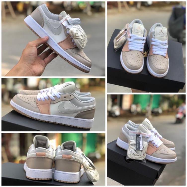 (bachhoa)Giày thể thao JD1 Milan cao cổ thấp cổ [ SALE LỚN] Giày sneaker Jodan nam nữ màu Milan hồng nâu