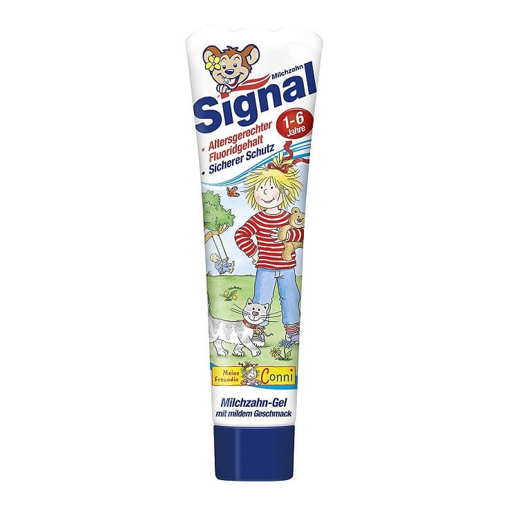 Kem đánh răng Signal 50ml của Đức cho bé từ 1-6 tuổi trắng răng, thơm miệng