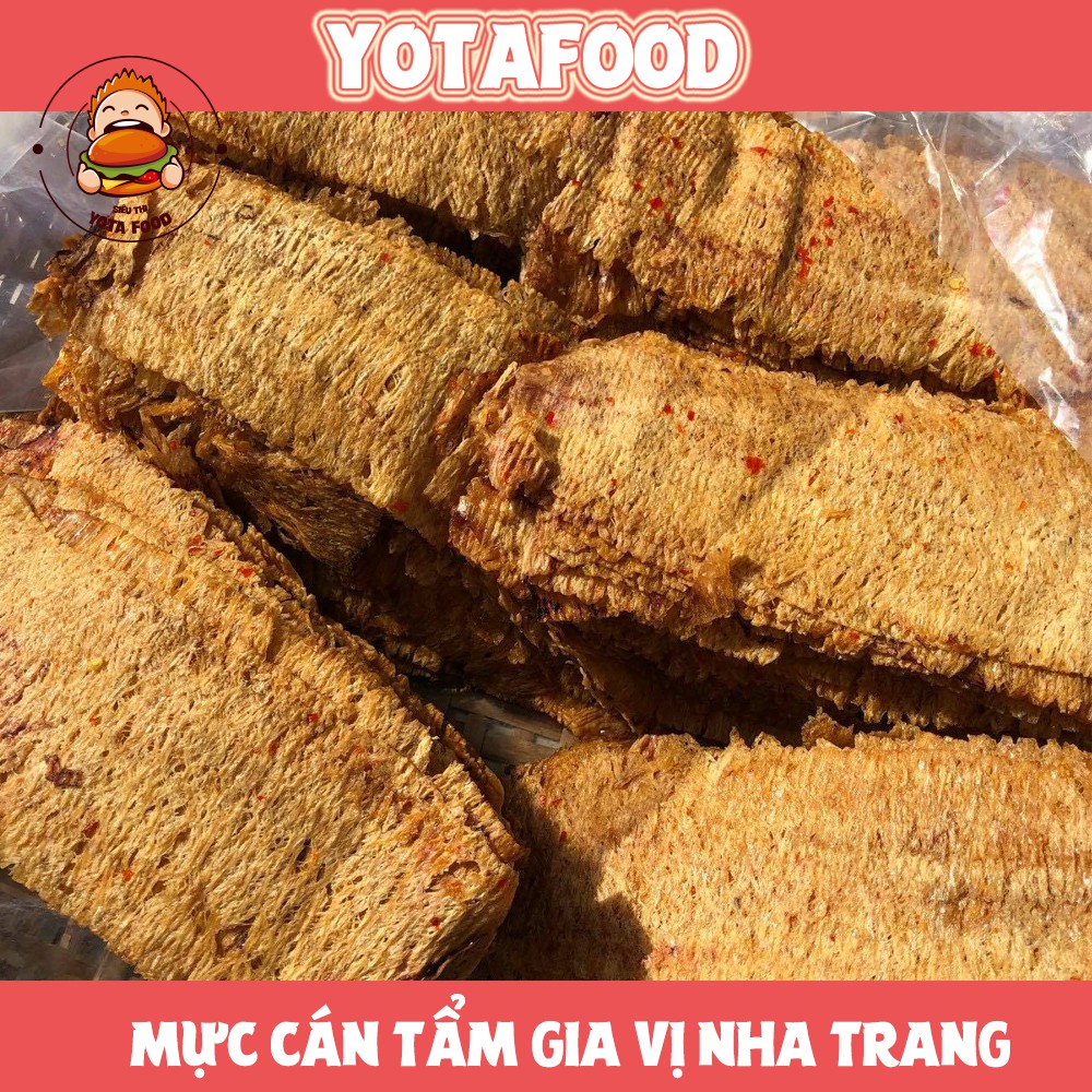 Khô mực cán tẩm gia vị Nha Trang loại ngon - hũ pet 300gram ( Thơm dai - đậm vị ) | Yotafood | BigBuy360 - bigbuy360.vn