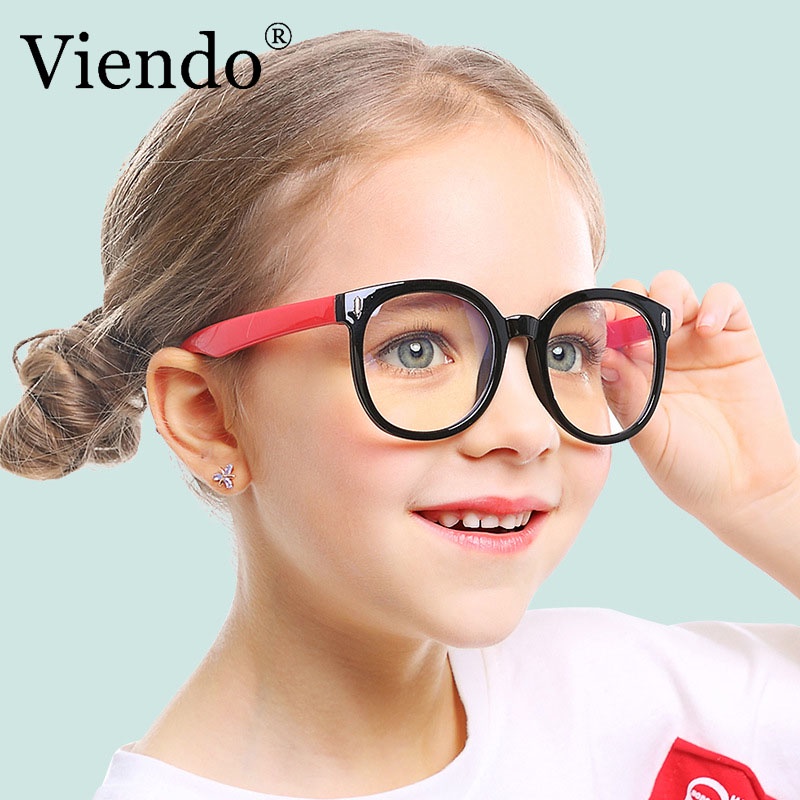 Kính trẻ em VIENDO chống ánh sáng xanh màu sắc thời trang