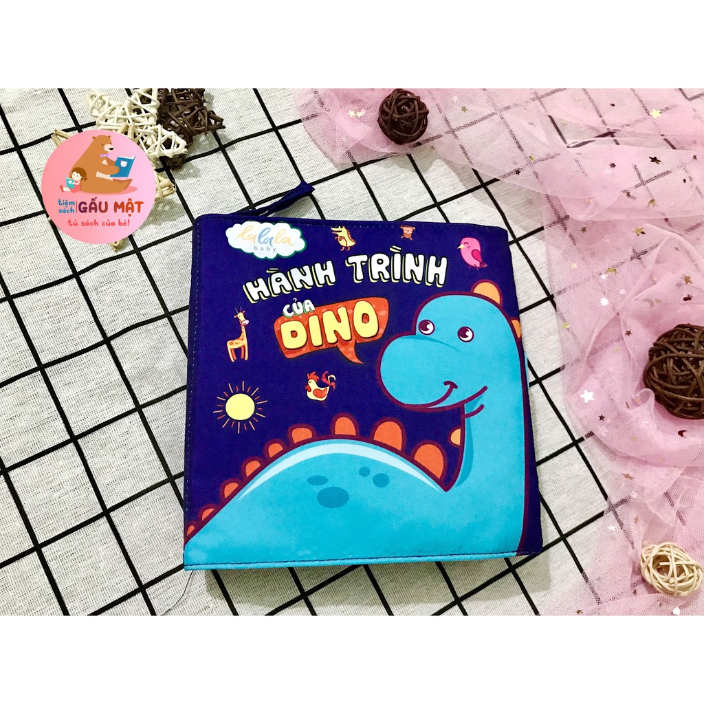 SHOP GẤU MẬT - SÁCH VẢI HÀNH TRÌNH CỦA DINO