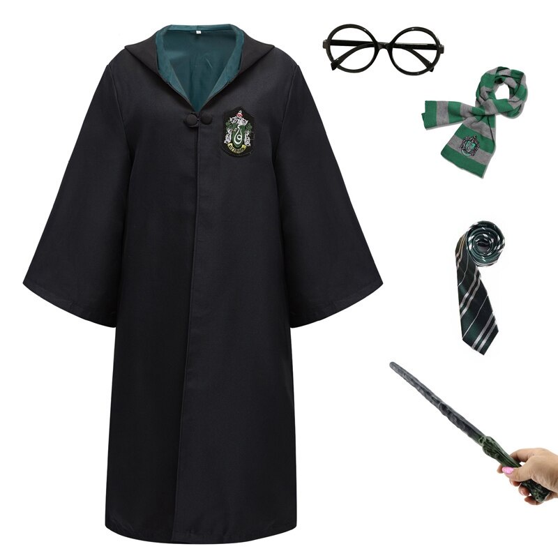 Bộ Áo Choàng Hóa Trang Nhân Vật Harry Potter Độc Đáo Cho Người Lớn Và Trẻ Em