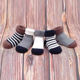 Combo 10 đôi tất xù cổ cao cho bé