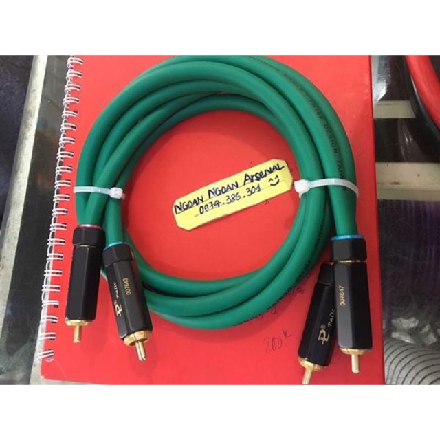 Cặp dây Audio TAIWAN kết hợp Jack AV rca PALIC khoá. Hàng chất lượng kiểm tra lõi dây và Jack thoải mái ạ.