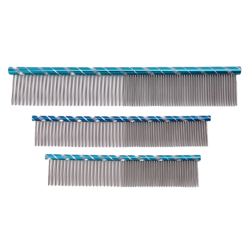 Lược Chải Lông Thú Cưng Đầu Tròn Bằng Thép Không Gỉ