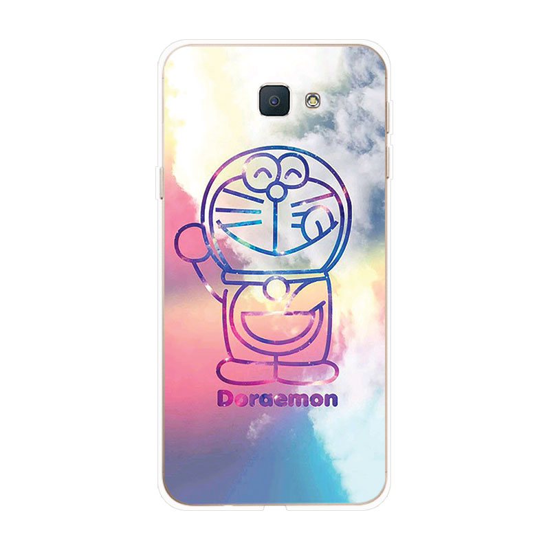 Ốp lưng TPU mềm Samsung Galaxy J2 J5 J7 Prime Doraemon hoa văn